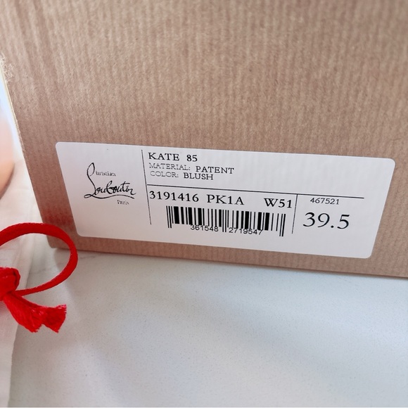 Louboutin Kate 85 Heel in Patent Blush - Picture 8 of 11